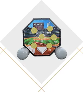 Jogos esportivos infláveis