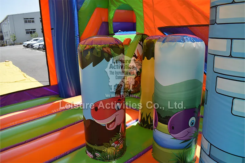 Standard Inflatable Multiplay Bouncy Castles Dragon With Slide Standard Inflatable Multiplay Bouncy Castles Dragon With Slide