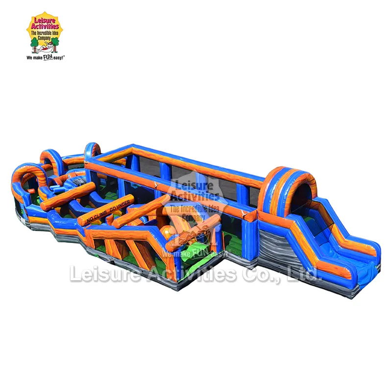 Pista de obstáculos inflável Mega Obstacle Run