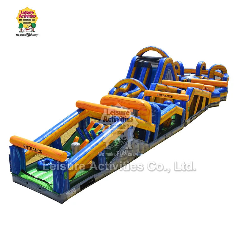 Pista de obstáculos inflável Mega Obstacle Run