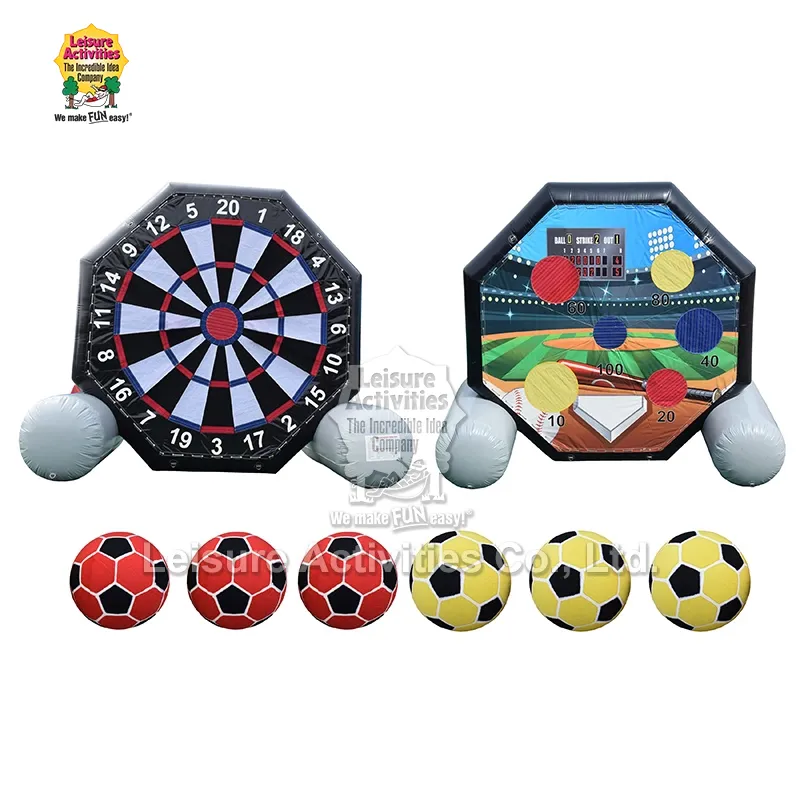 Esportes infláveis do jogo do objetivo do multi tema